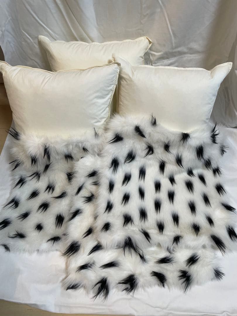 Francfranc クッションカバー　　　　　　フェザークッション　3個セット