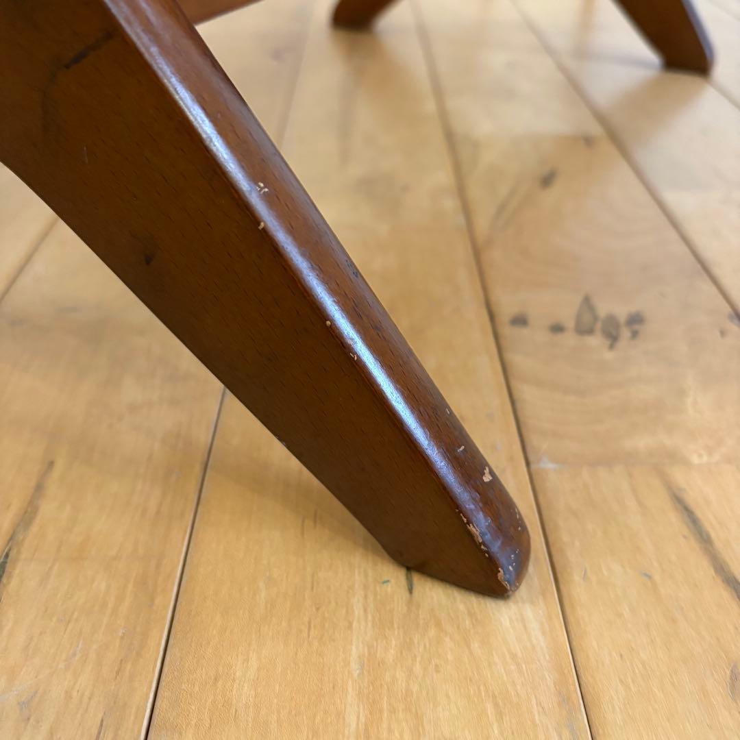 ☆ビンテージ☆折りたたみ　木製　マガジンラック　サイドテーブル　アンティーク