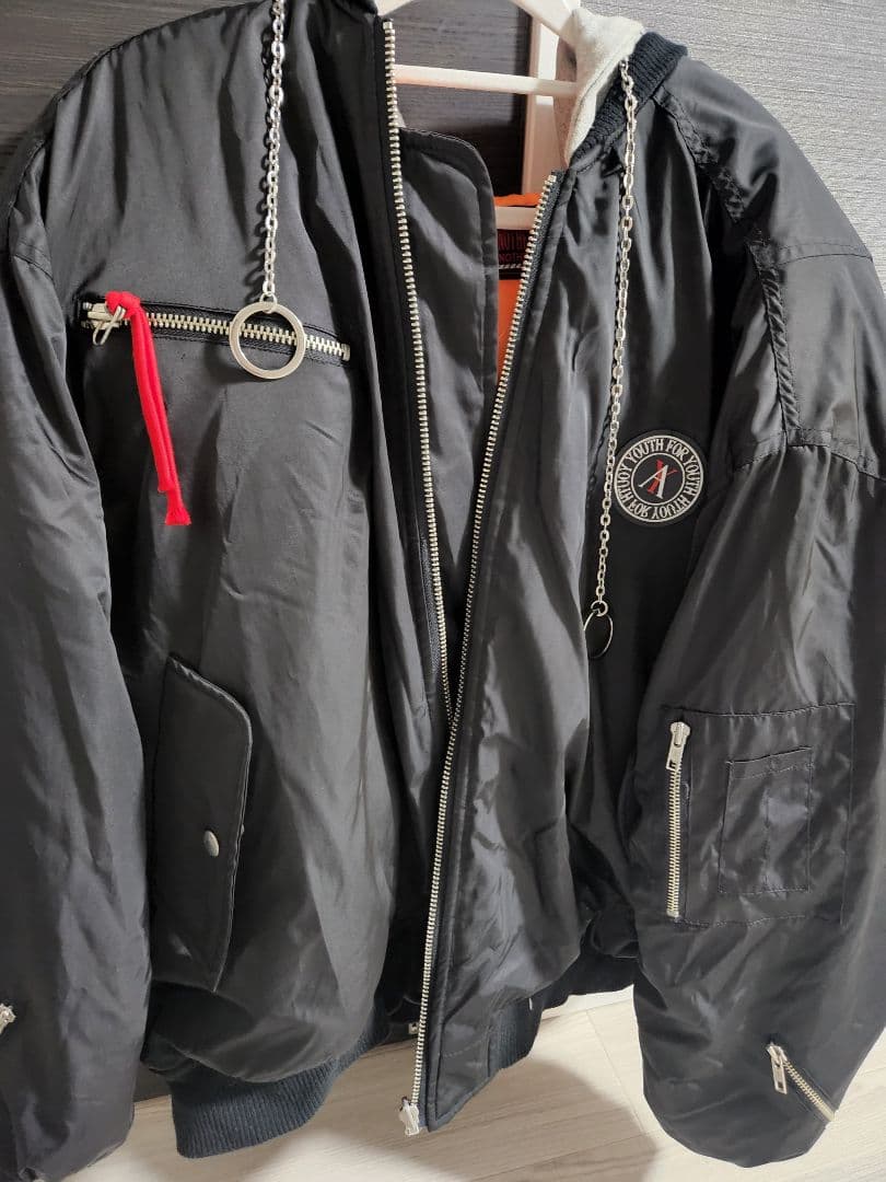 [最終値下げ]ANOTHER YOUTH MA-1ジャケット 黒