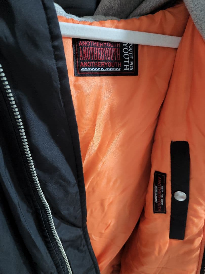 [最終値下げ]ANOTHER YOUTH MA-1ジャケット 黒