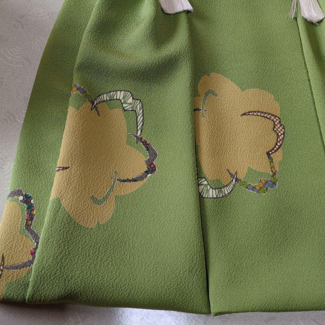 七五三３歳正絹縮緬手縫いの被布と巾着（中綿無し）