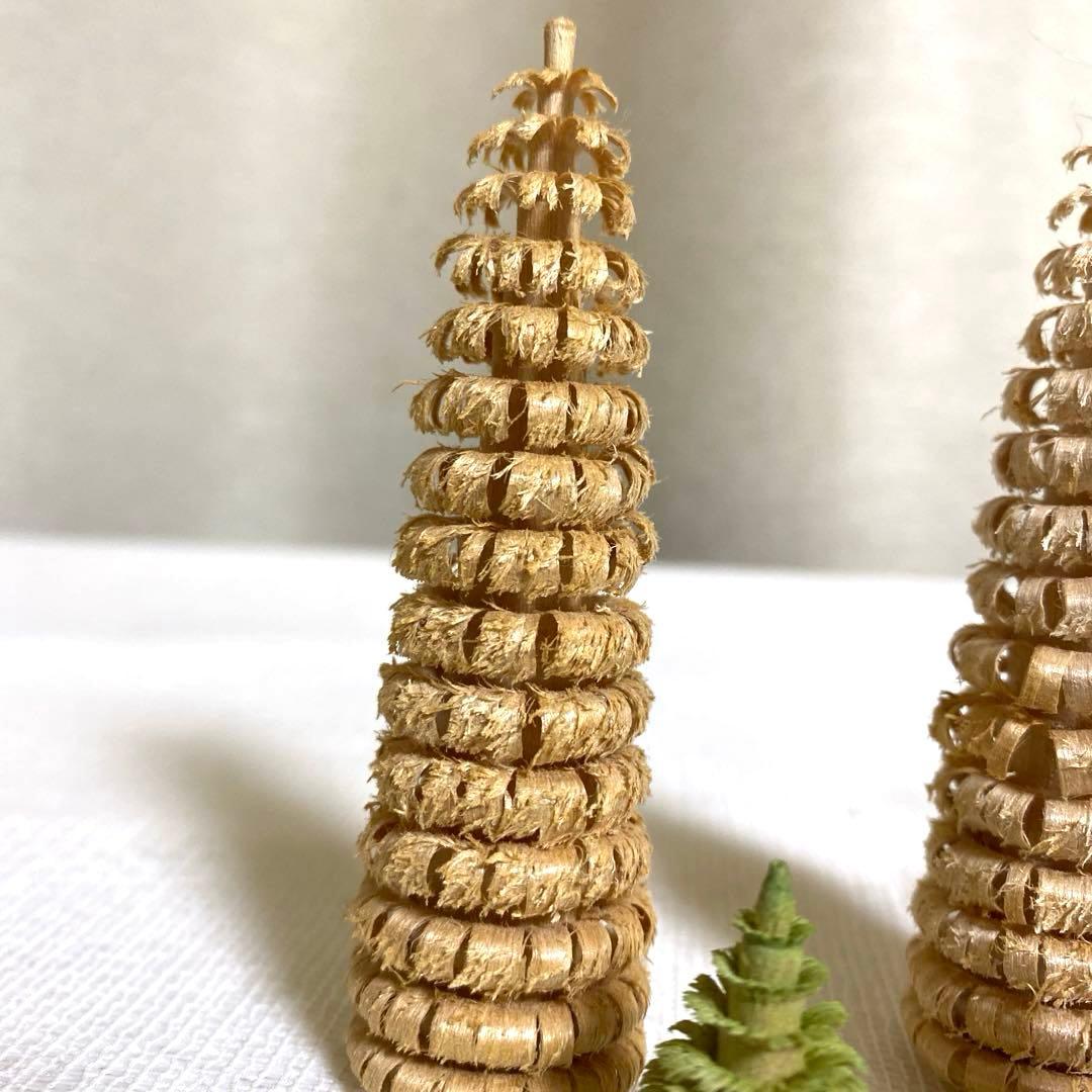 ドイツ製　エルツ　シュパンバーム　ミニチュア　木製　工芸品　クリスマス
