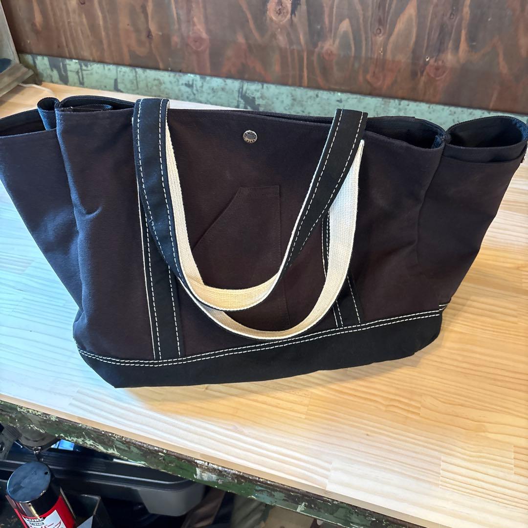 THE NORTH FACE トートバッグ ブラック　パープルレーベル