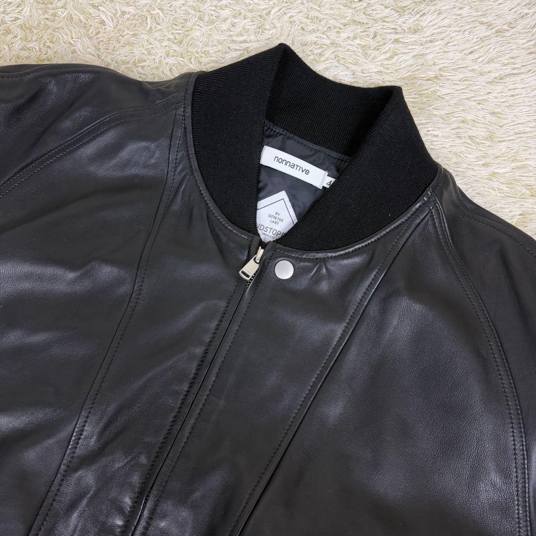ジャケット・アウター nonnative STUDENT BLOUSON SHEEP LEATHER