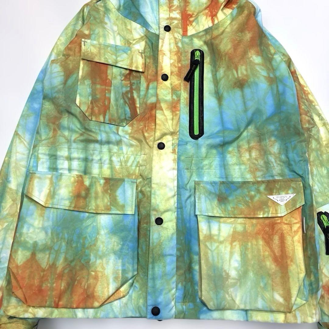 【美品/メンズM /ゴアテックス】SP Design スノボーウェア　上下　総柄