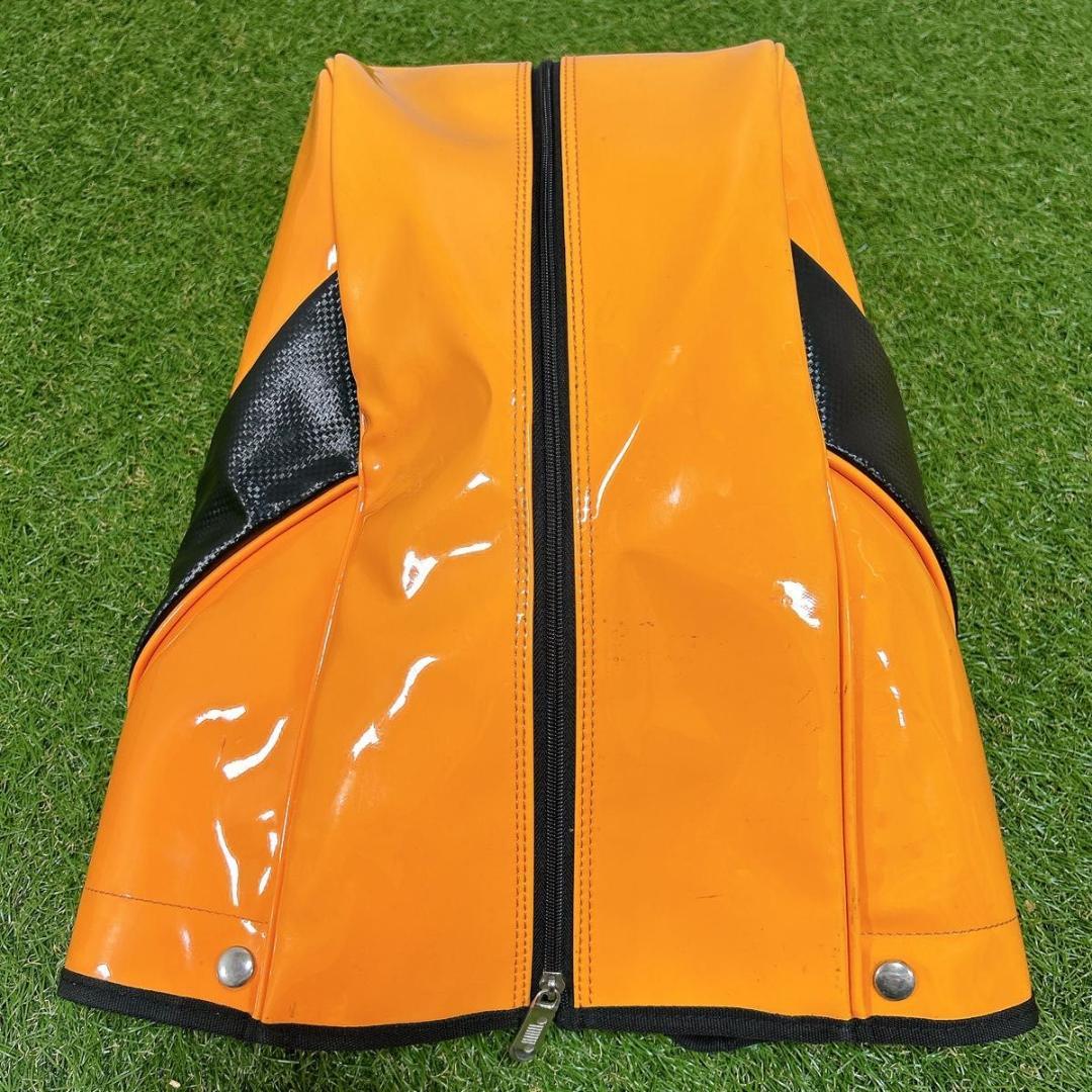 非売品 Jeep ジープ キャディバッグ エナメル オレンジ ゴルフ　車　自動車