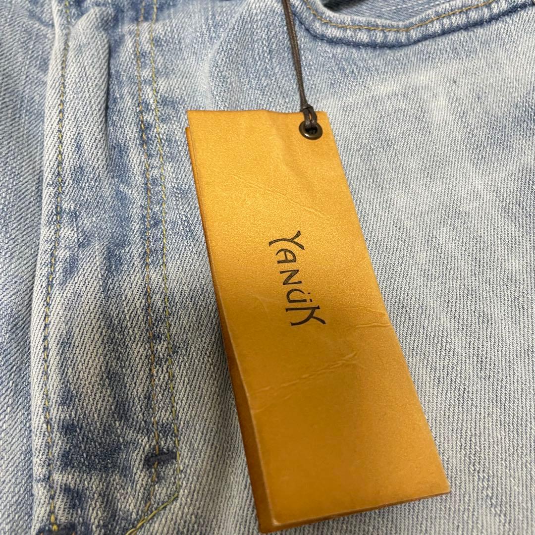 新品未使用 YANUK ヤヌーク JOAN ルーズストレートデニム 22