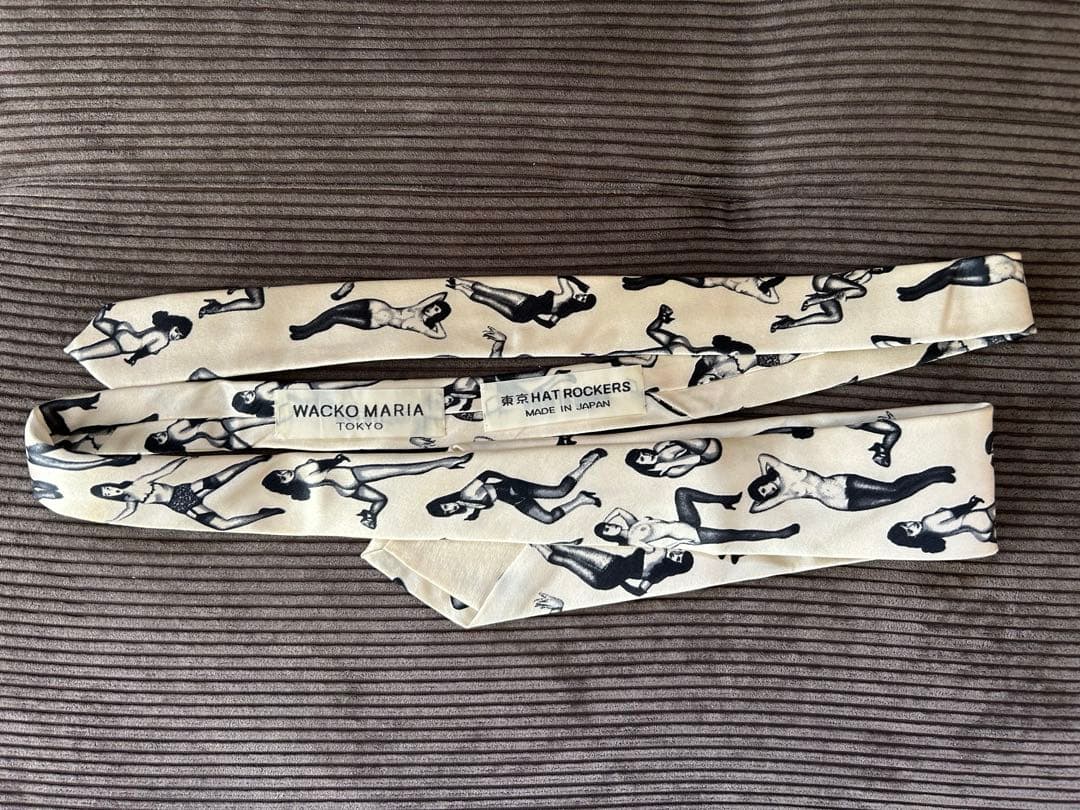 ワコマリア wackomaria ポルノ ネクタイ ホワイト