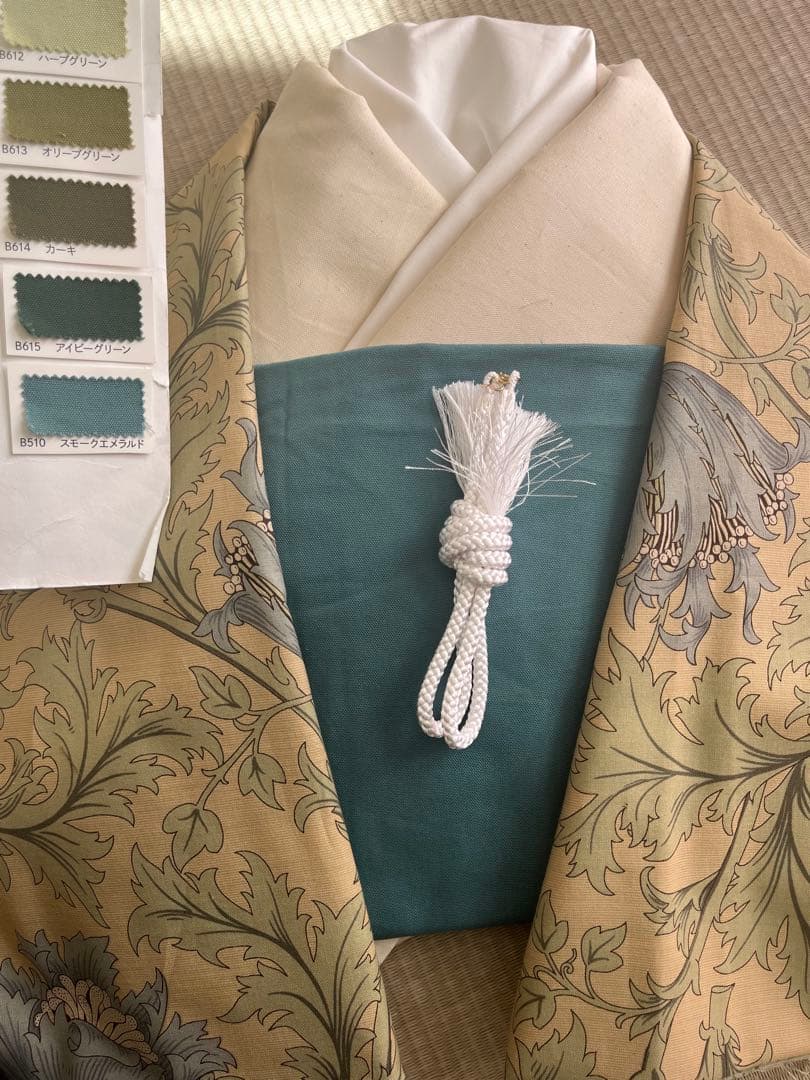 ミッチロリン　ウィリアムモリス羽織袴オーダー