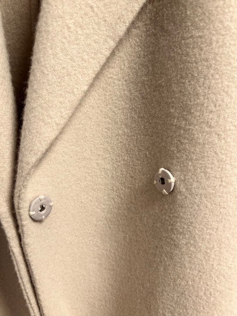 nano universe★PURE LAMBSリバーロングコートグレージュM