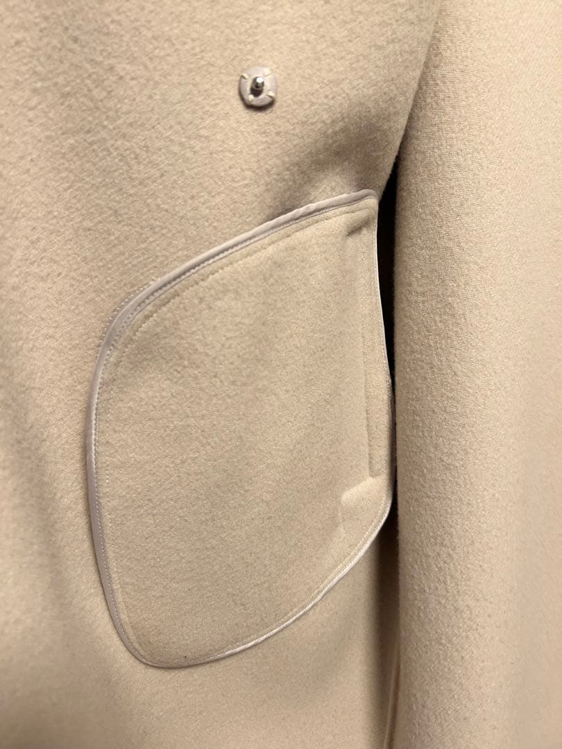 nano universe★PURE LAMBSリバーロングコートグレージュM