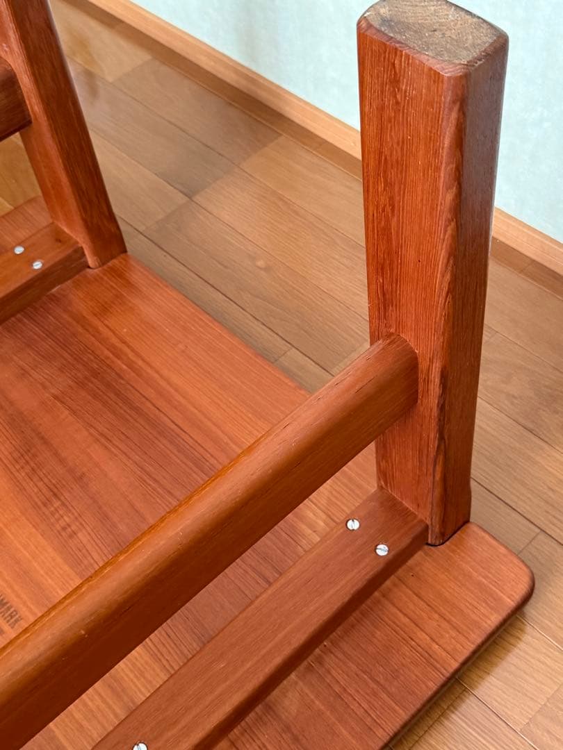 コーヒーテーブル　ローテーブル　チーク材　無垢　北欧家具　ビンテージ