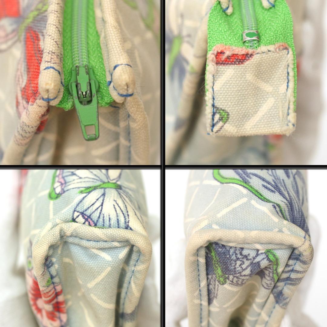 ヴィンテージ◉エルメス◉蝶々 / 100％コットン / ポーチ