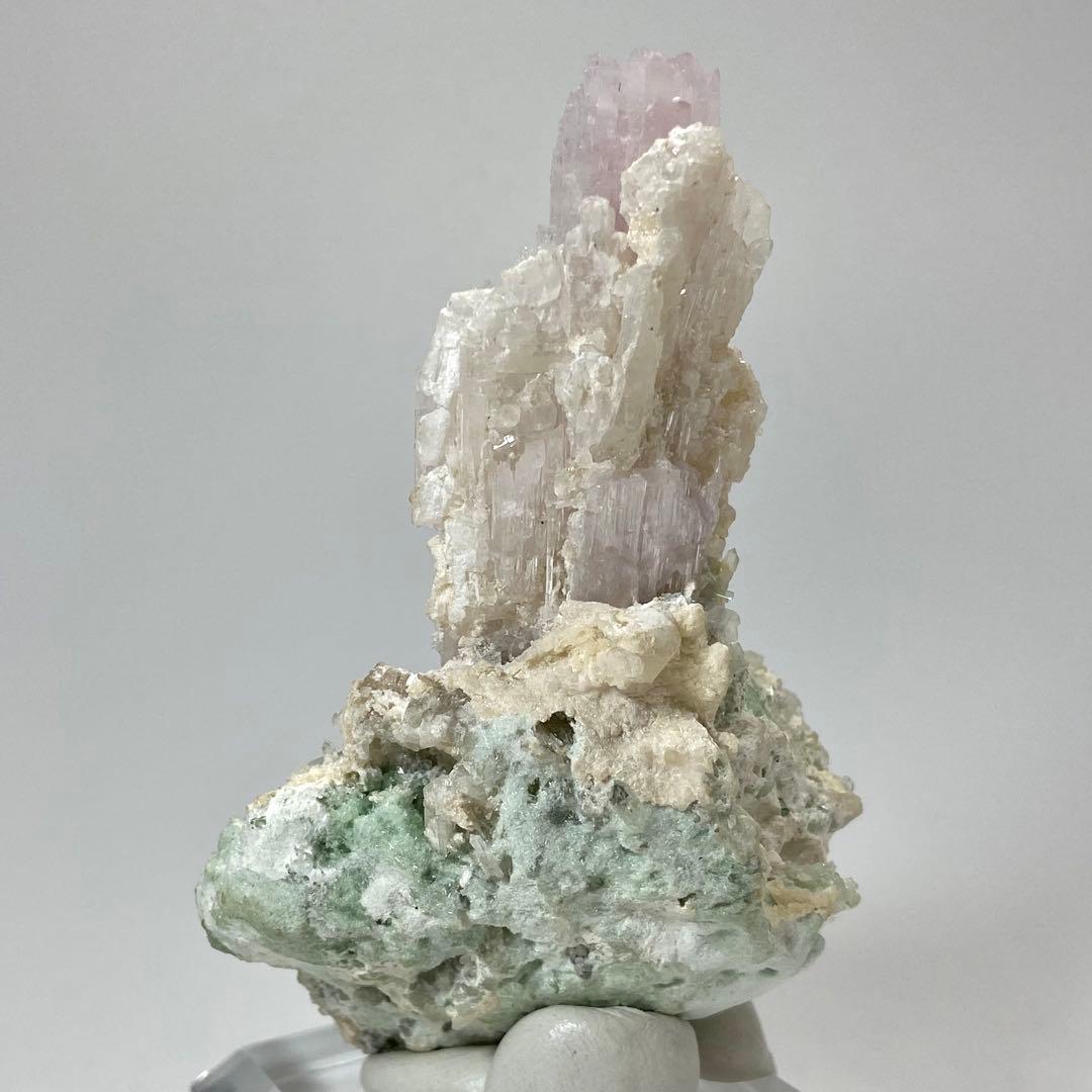 クンツァイト　クォーツ　ブルーアラゴナイト　鉱物標本　原石　天然石　ストーン