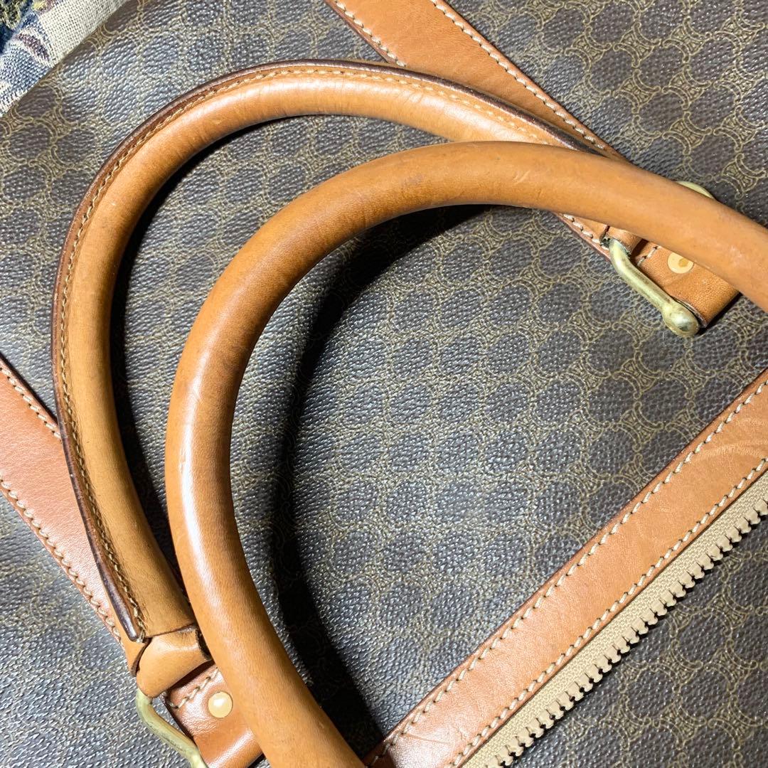 美品！celine セリーヌ　マカダムボストンバッグ