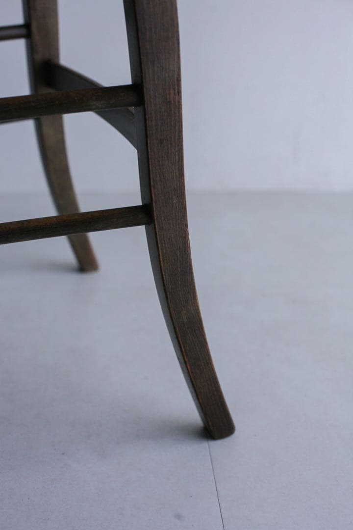 フランス　ラッシュ編みチェア　ダイニングチェア　アンティーク　ブロカント　古家具