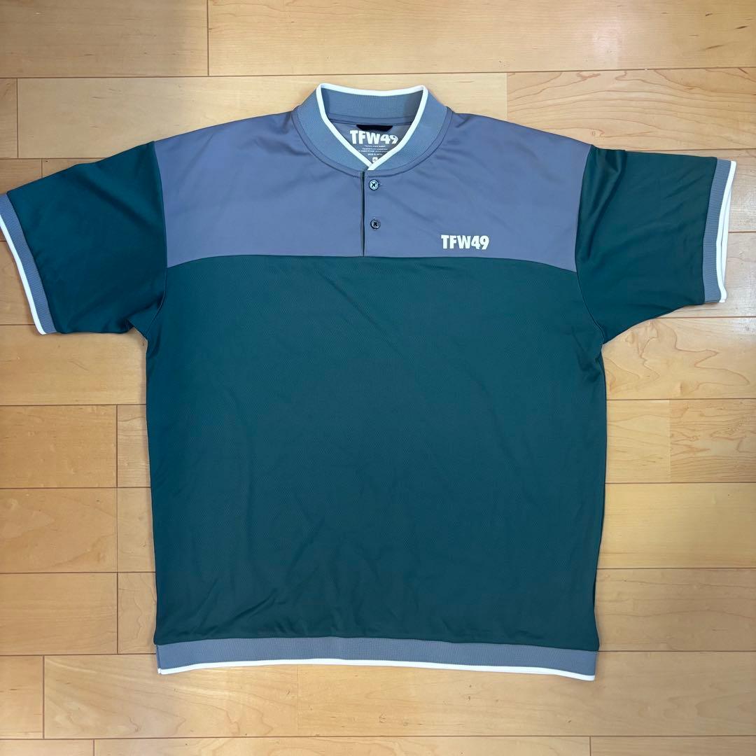 【TFW49】COLLAR LESS LINE POLO