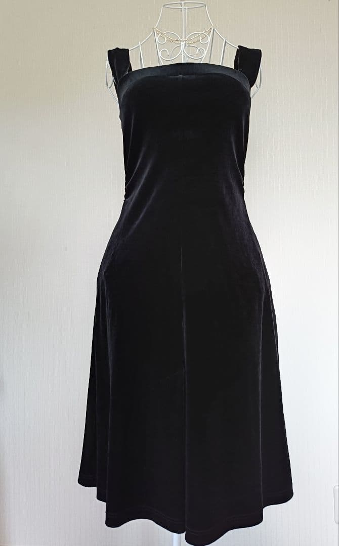 ☆デイジーベロアワンピースブラック希少42☆