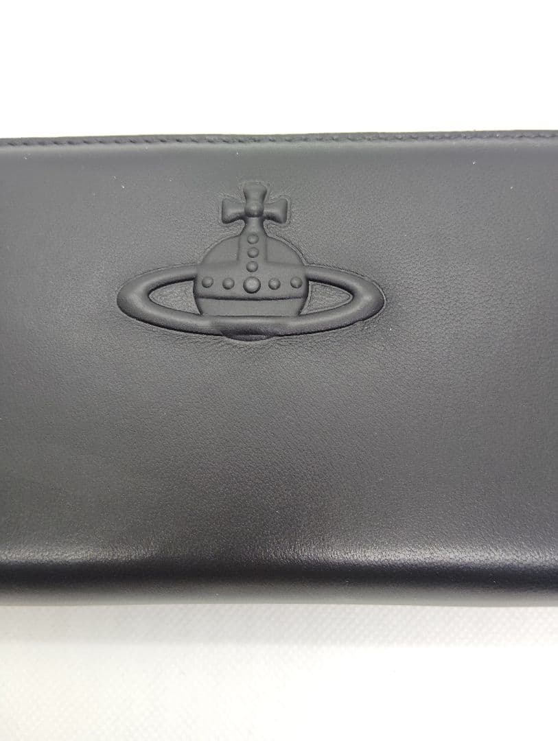 12/12までの特価！箱付き新品ヴィヴィアンウエストウッド黒 長財布紙袋なし