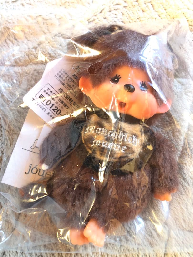 ク*ー様 monchhichi × jouetie レオパード キーチェーン モ