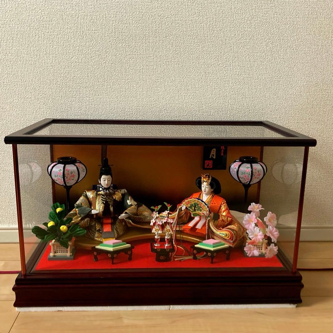 雛人形　人形の秀月　柳-2人【美品】