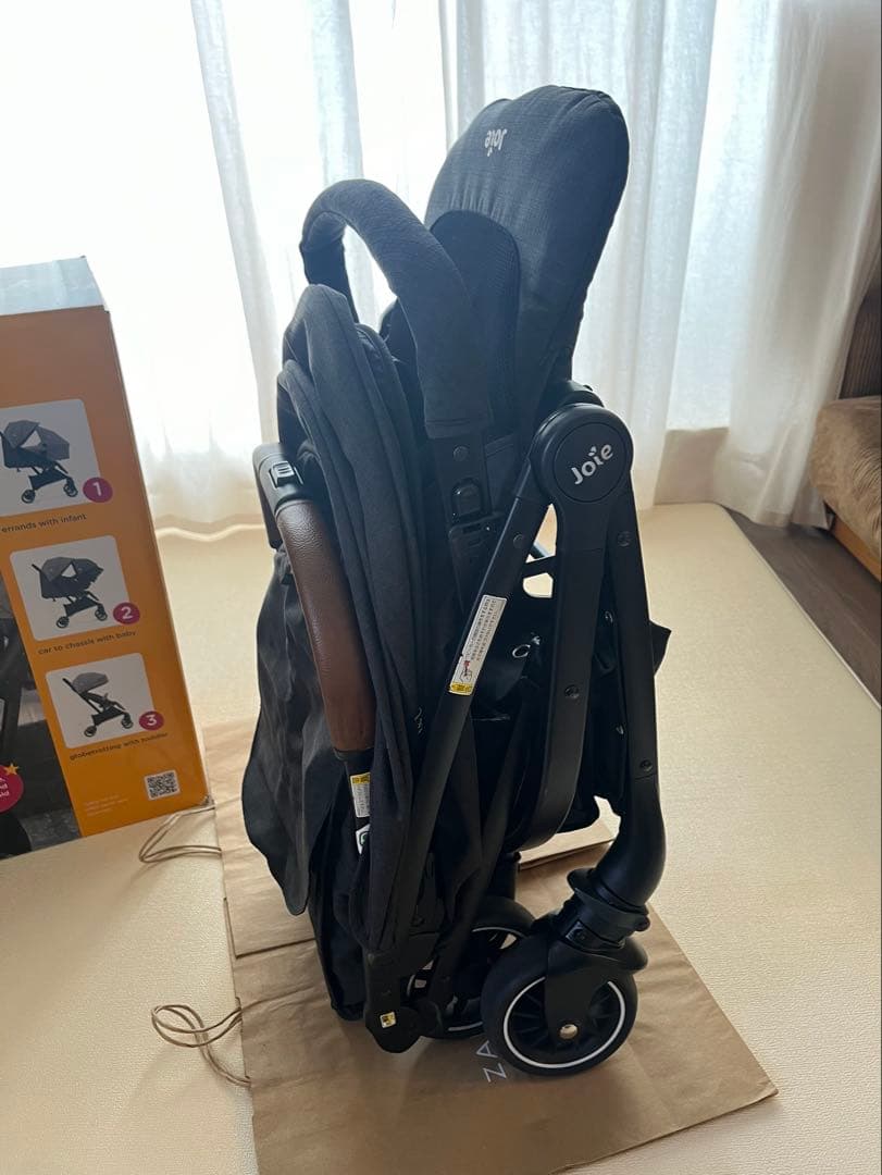【美品】Joie Tourist ジョイー ベビーカー ブラック付属品あり