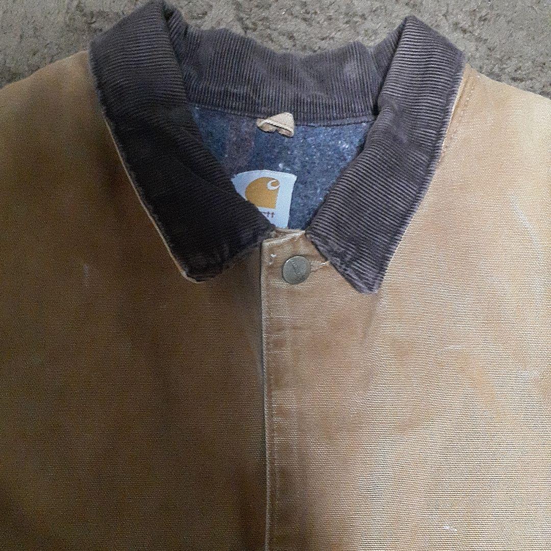 Carhartt USA製 トラディショナルジャケットC02BRN襟コーデュロイ