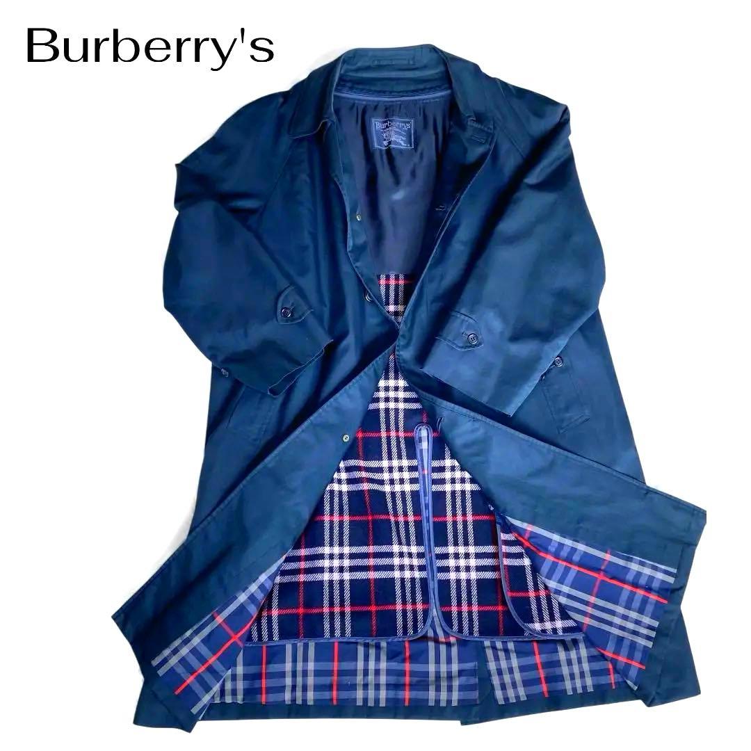 BURBERRY バーバリー　ステンカラーコート　ライナー付き　ノバチェック　M