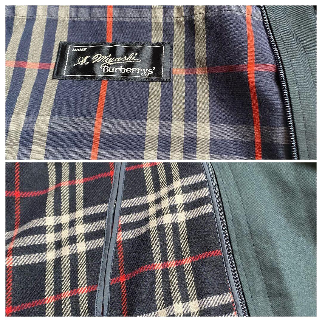 BURBERRY バーバリー　ステンカラーコート　ライナー付き　ノバチェック　M