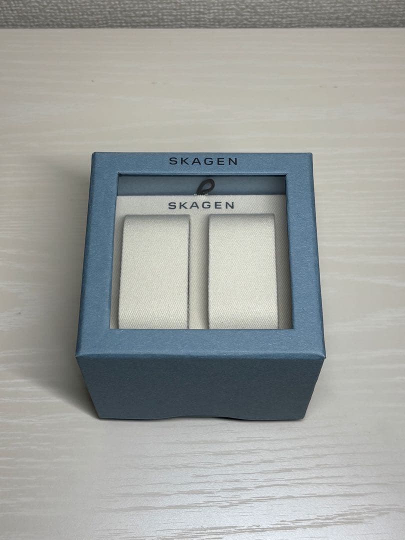 SKAGENスカーゲンソーラー腕時計 SKW6837 ネイビー ブラックメッシュ