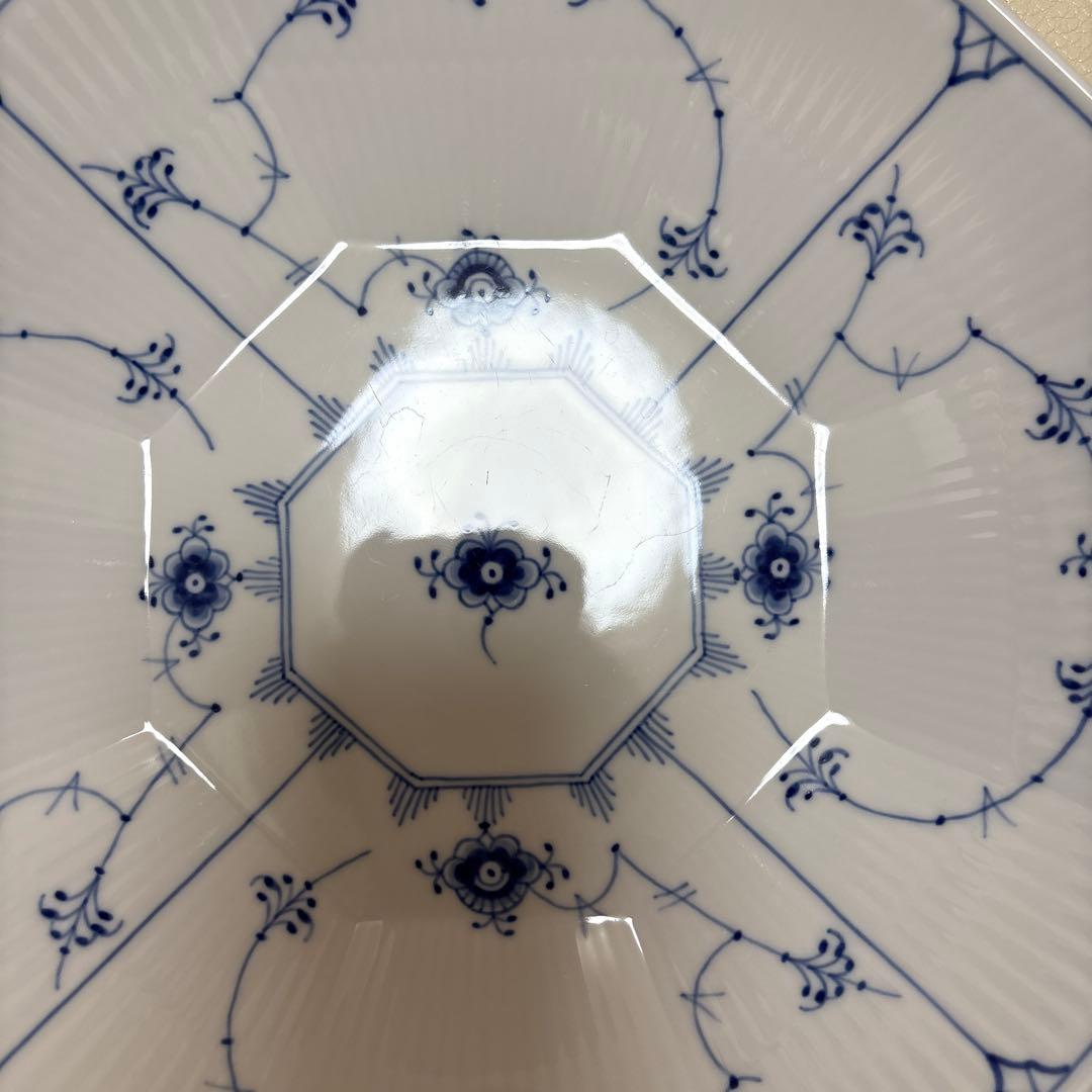 ロイヤルコペンハーゲン　ブルーフルーテッド プレイン アーチボウル 25cm