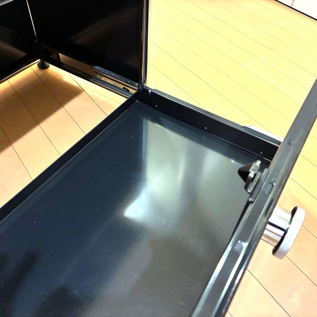 美品/USMハラー/haller/キャビネット/シェルフ/グラファイトブラック