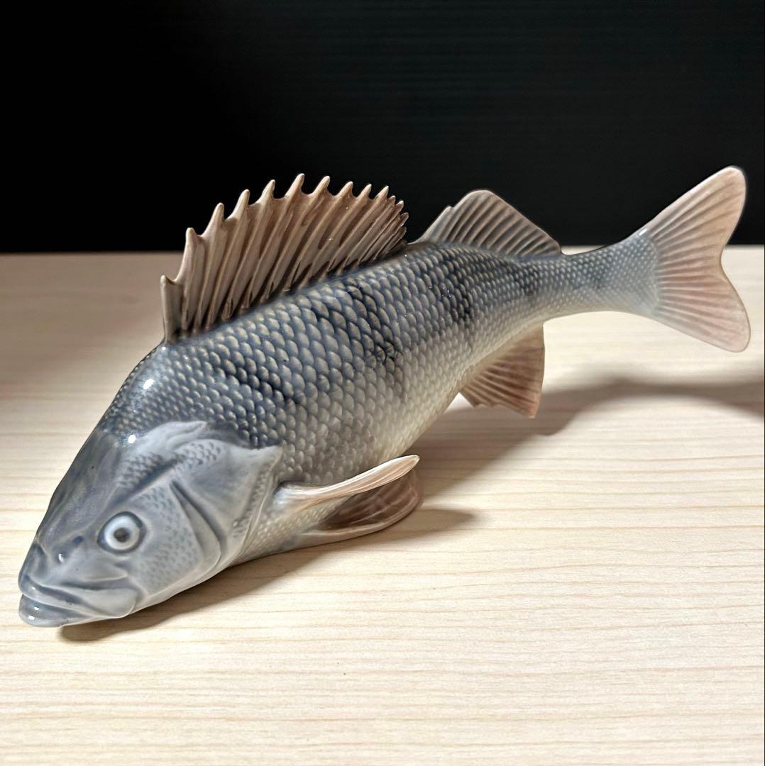 ロイヤルコペンハーゲン　フィッシュ　魚　フィギュリン 置物　スズキ