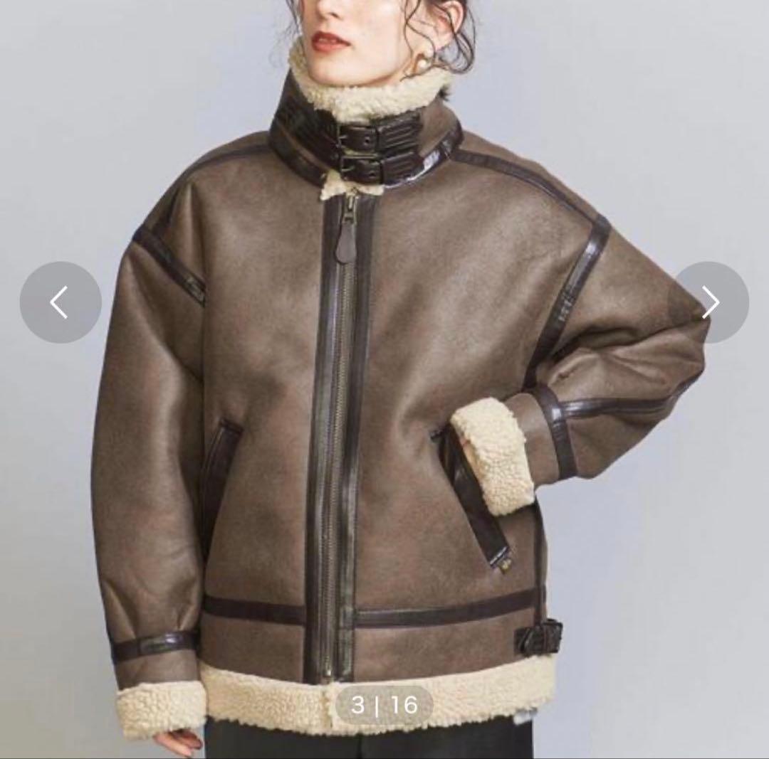 【美品】ALPHA INDUSTRIES B-3 フェイクムートン ジャケット