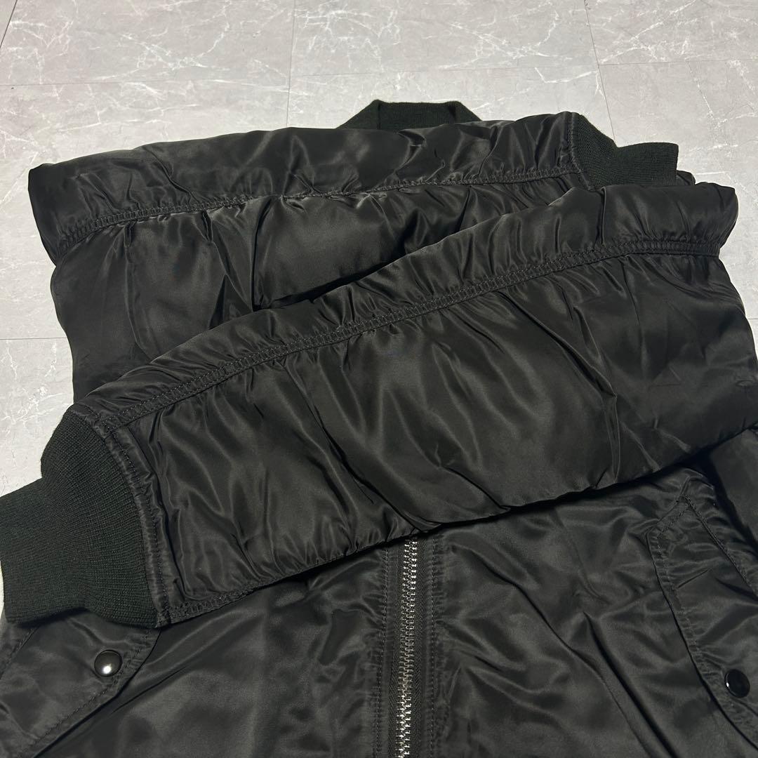 【ALPHA】MA-1 フライトジャケット リバーシブル L ブラック