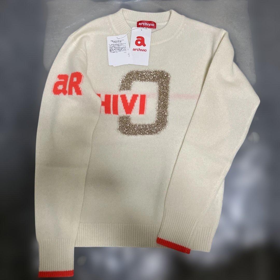 新品未使用　59400円　archivio カシミア　ハイネックプルオーバー