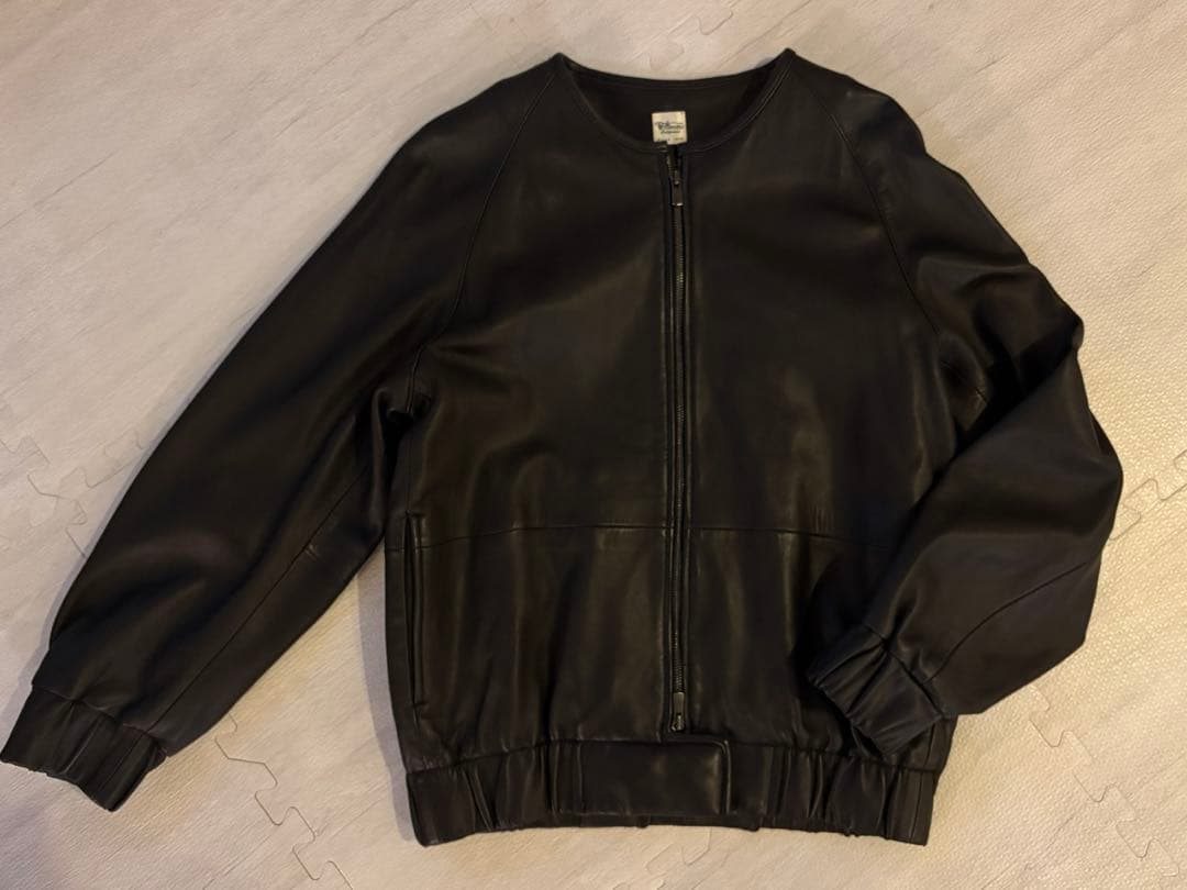 ロンハーマン　ライダースジャケット　ノーカラー