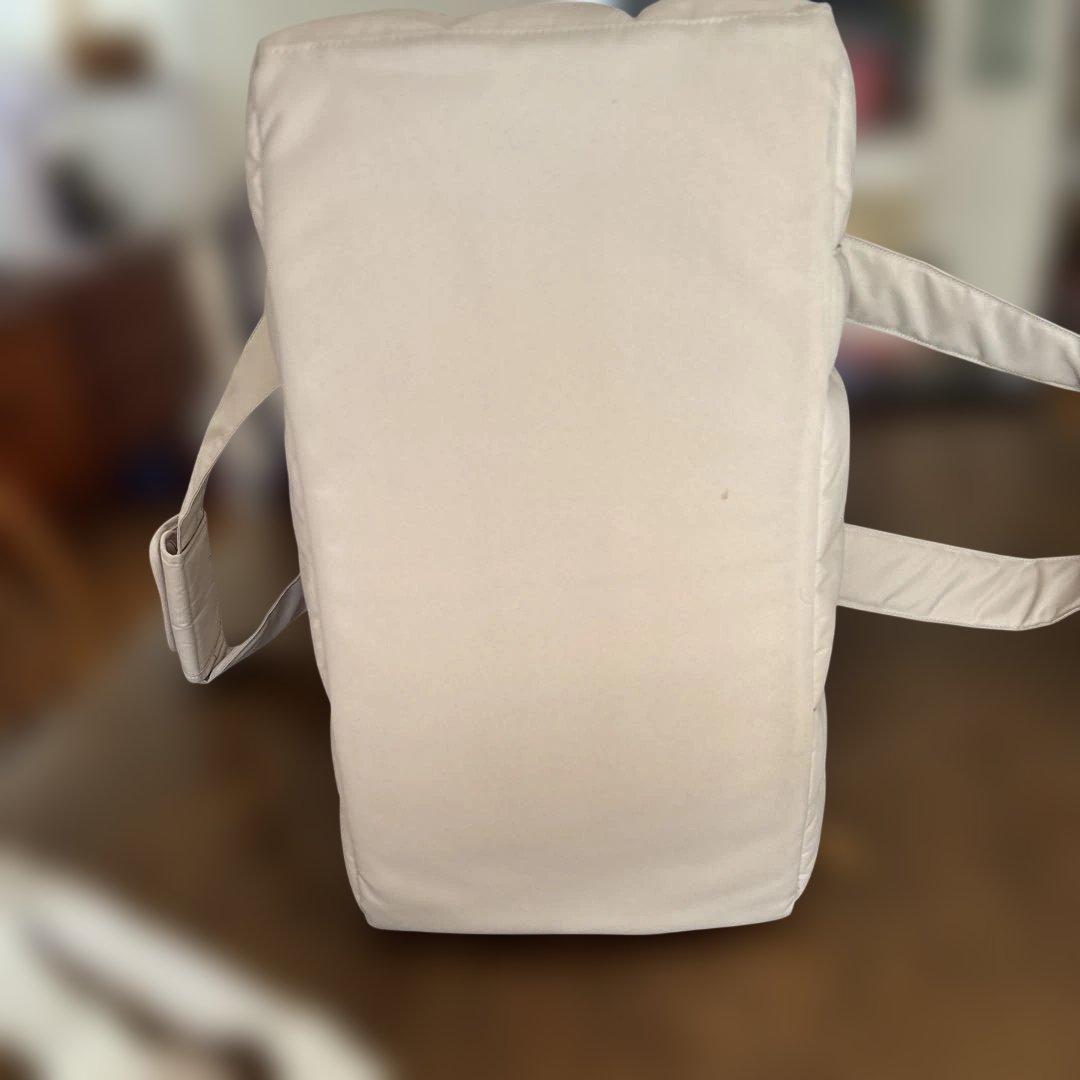 ジェラートピケ 【CAT&DOG】キルティングキャリーバック　ベージュ