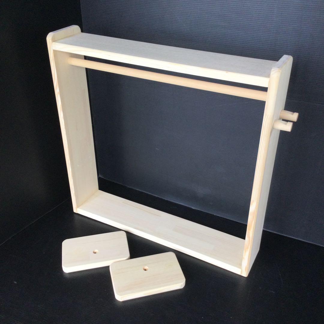 ハンドメイド　ペット、犬服　ハンガーラック　木製　(新品)