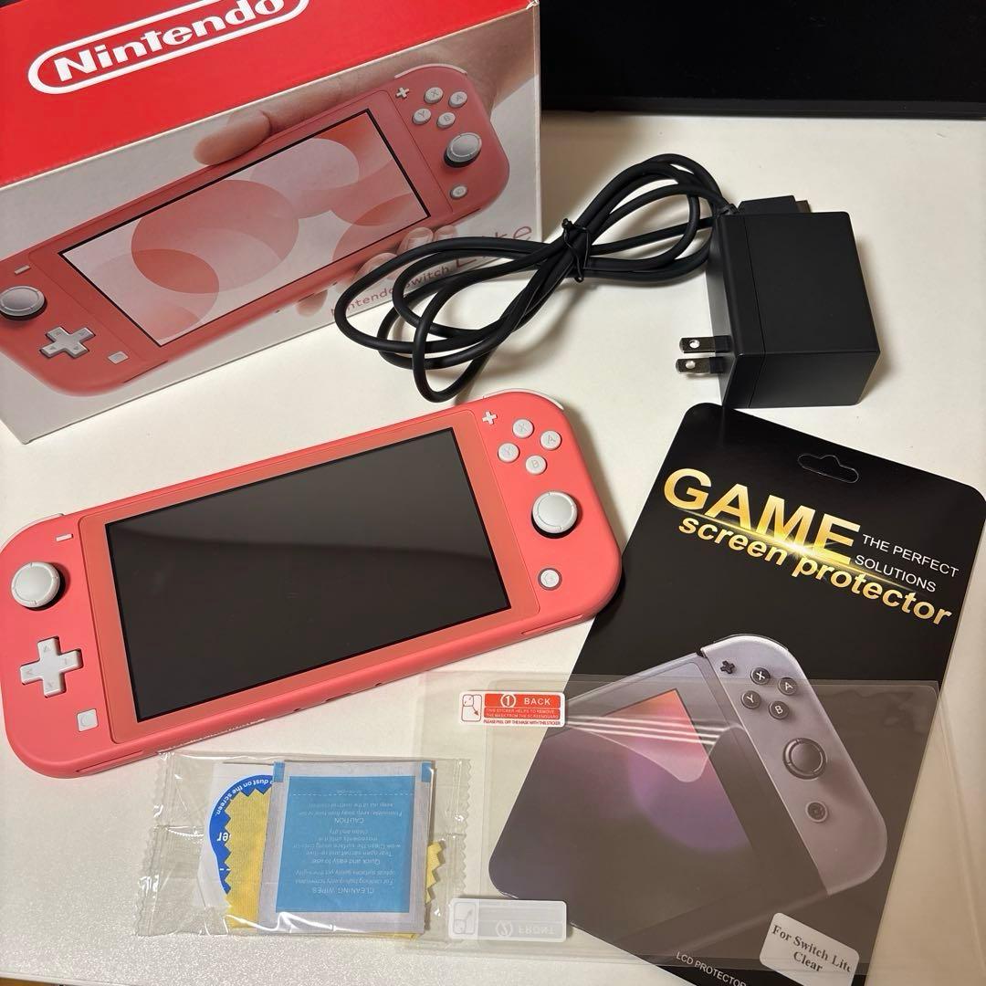 Nintendo Switch Lite ピンク コーラル　本体 中古