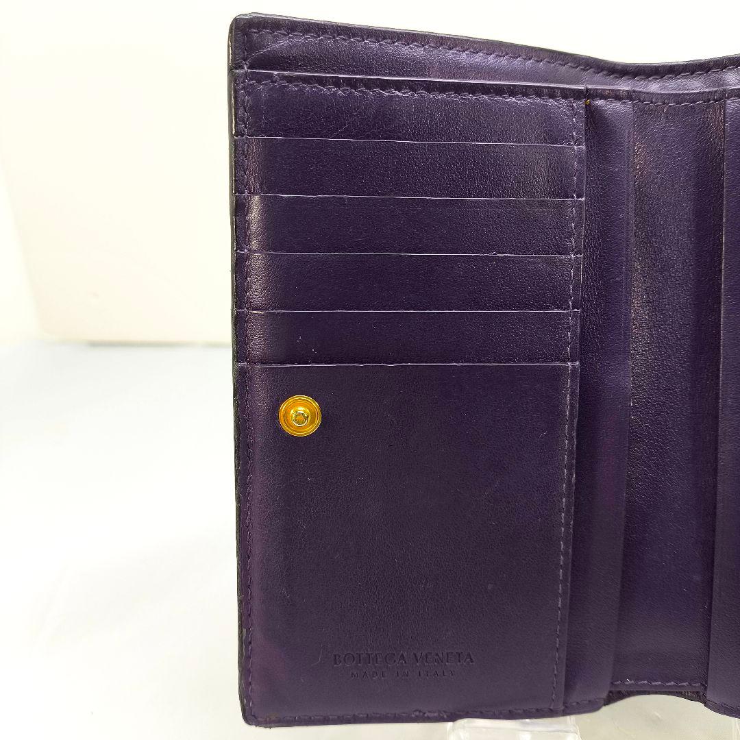 ボッテガヴェネタ カセット マキシイントレチャートウォレット 二つ折り財布