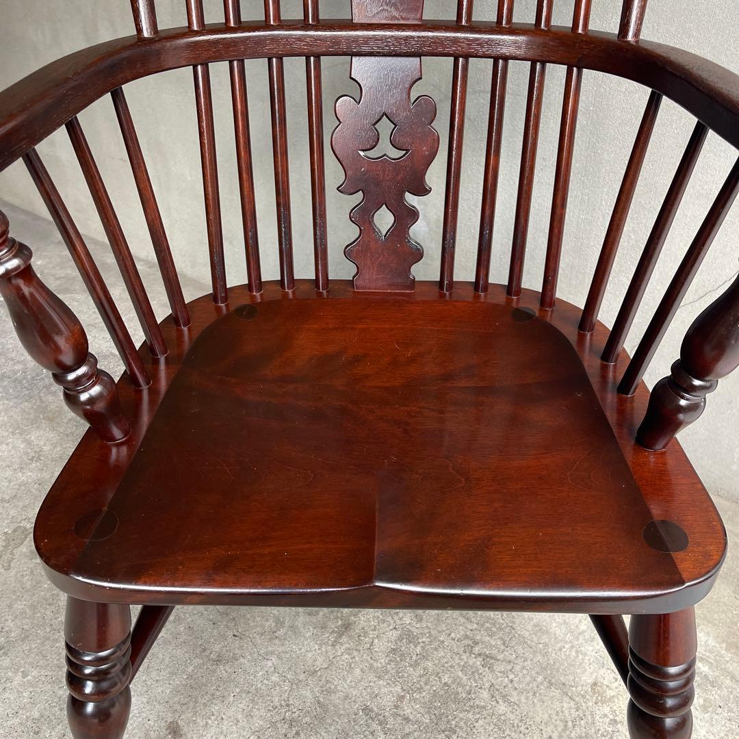 松本民芸　アームチェア　専用座布団付き