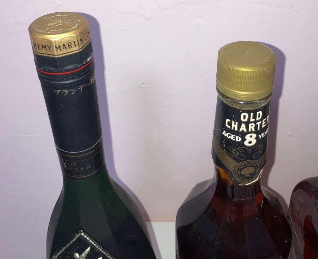 洋酒5本セット　ウイスキー　バーボン　ブランデー