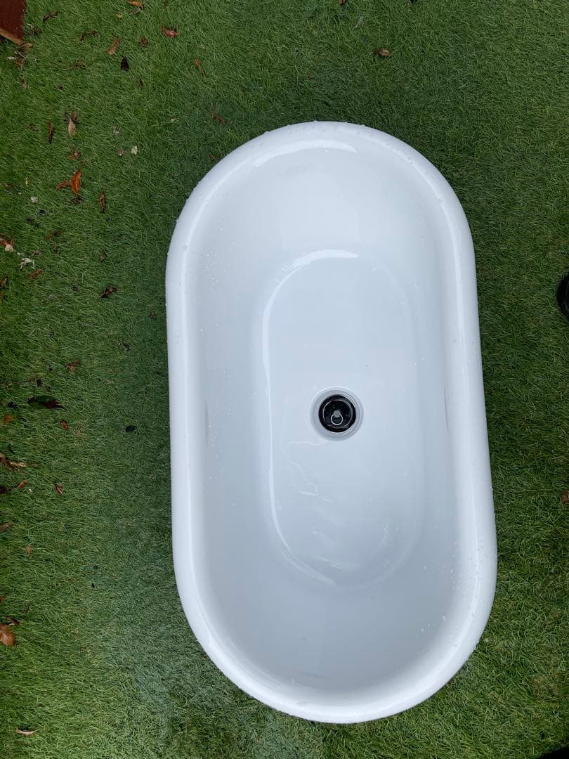 猫脚 バスタブ ホワイト 可愛い　値下げ可　　ベビー　赤ちゃん　犬