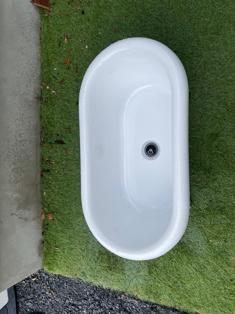 猫脚 バスタブ ホワイト 可愛い　値下げ可　　ベビー　赤ちゃん　犬