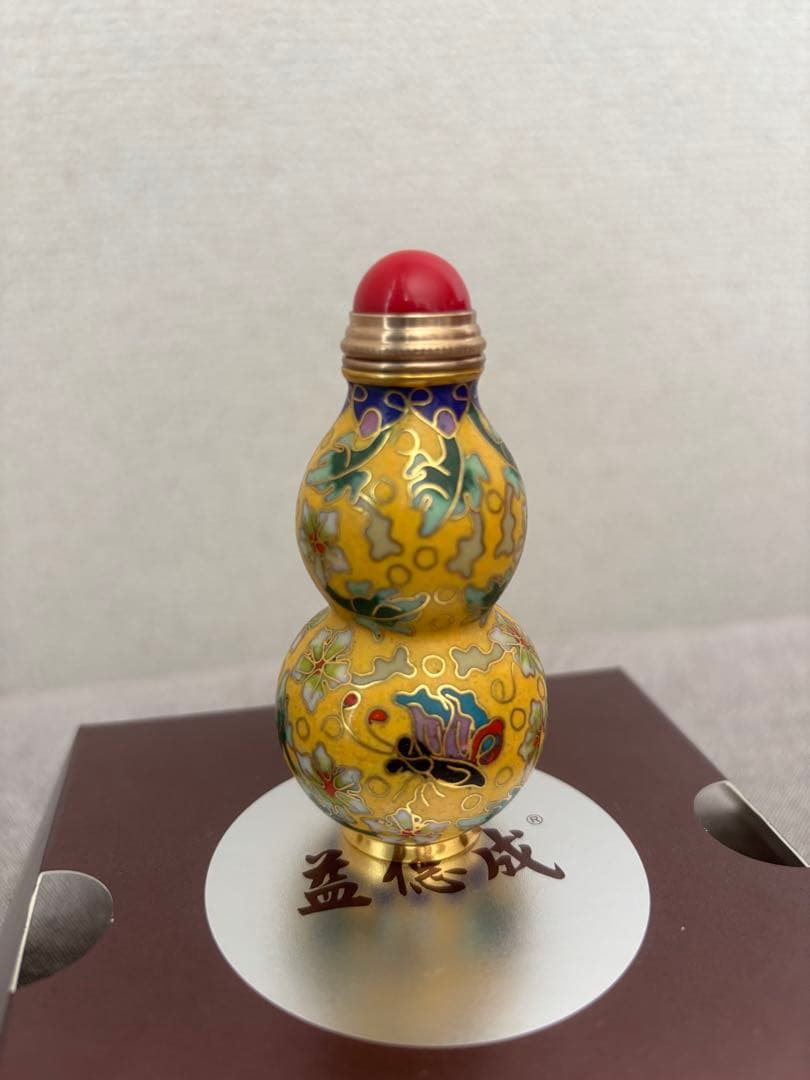 鼻煙壺 鼻烟壶 珐琅彩（七宝焼）工芸 益德誠