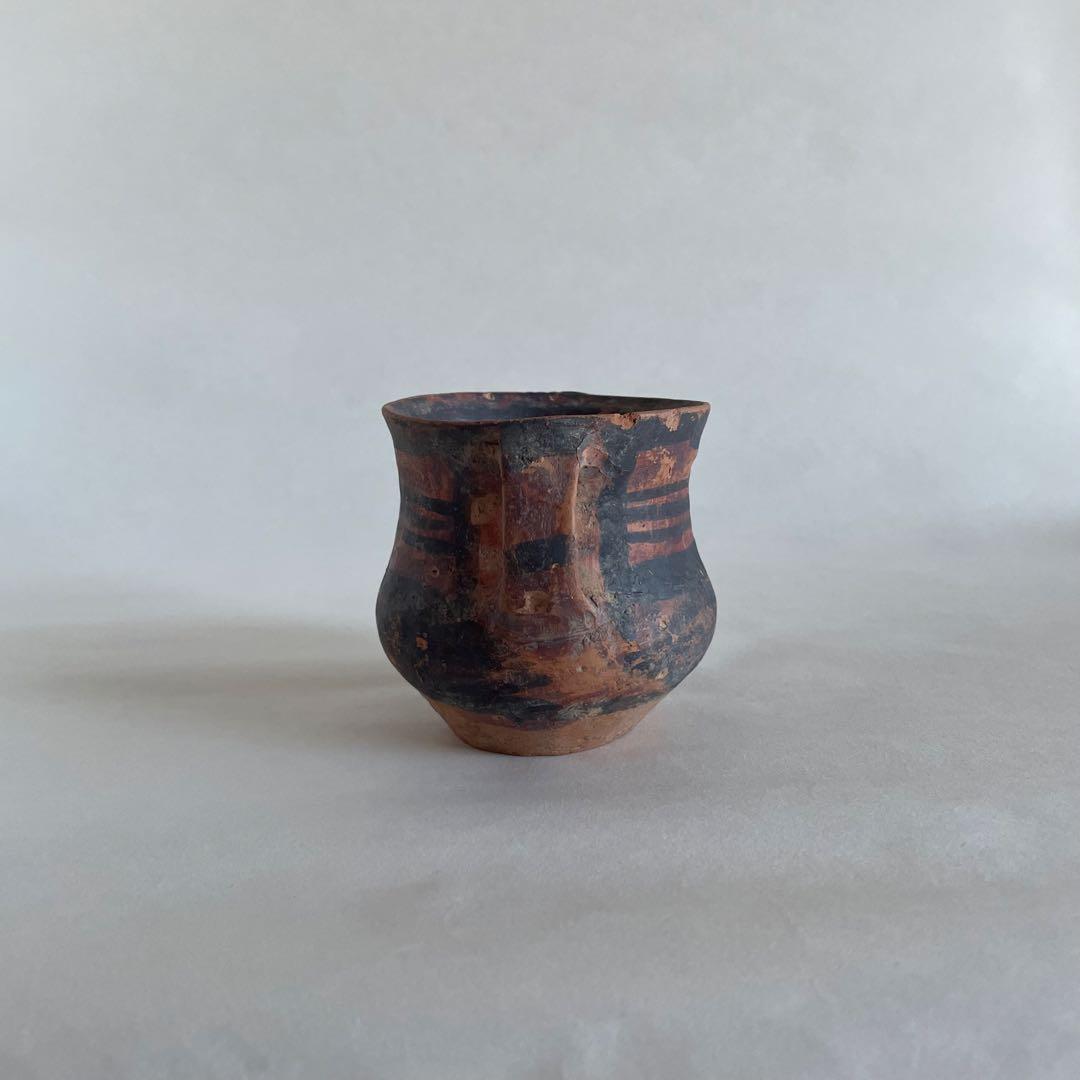 アンダーソン彩文土器　中国　紀元前　双耳