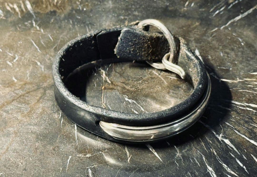 werkstatt munchen レザーコンビブレスレット