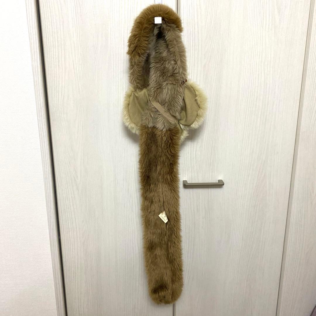 WANDMEE エコファー フラワーマフラー FLOWER FUR STOLE