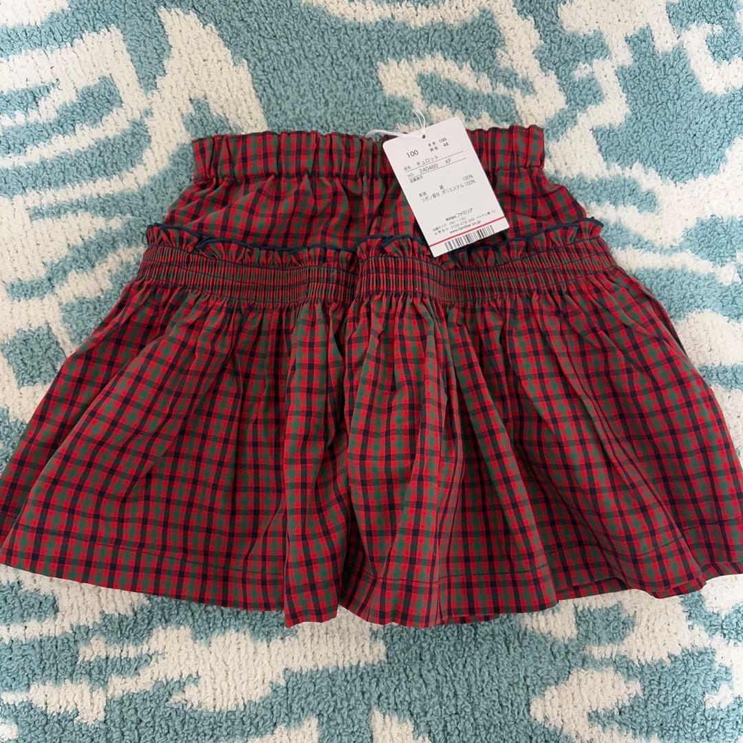 （未使用タグ付き)familiar ファミリア キュロット